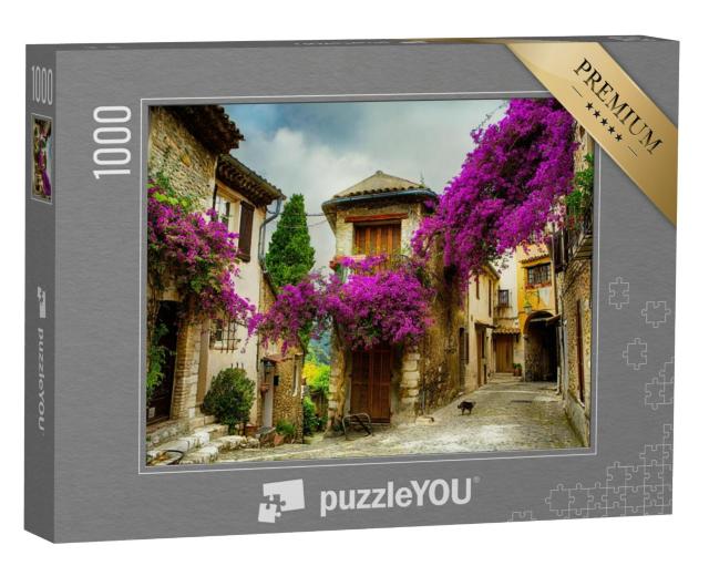 Puzzel 1000 stukjes „Mooie oude stad in de Provence, Frankrijk“