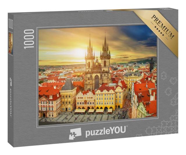 Puzzle 100 Teile „Prager Altstädter Ring Tschechische Republik“