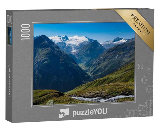 Puzzel 1000 stukjes „Uitzicht op de Großvenediger in het Nationaal Park Hohe Tauern“