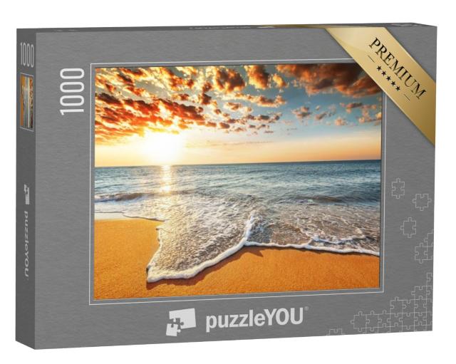 Puzzel 1000 stukjes „Zonsopgang bij de oceaan“