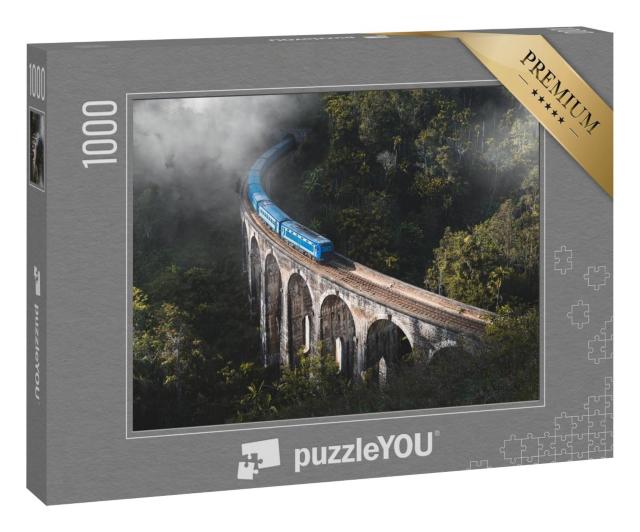 Puzzle 1000 Teile „Atemberaubende Neun-Bogen-Brücke, Demodara, Sri Lanka“