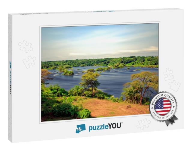 Silky Water of Nile River in Murchison Falls, Uganda | Lo... Jigsaw Puzzle