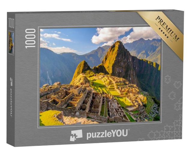 Puzzel 1000 stukjes „Peru, Zuid-Amerika: Machu Picchu, UNESCO Werelderfgoedlocatie“