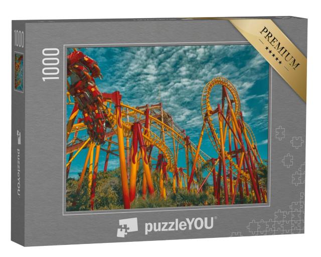 Puzzel 1000 stukjes „Achtbaan: Beto Carrero World in Santa Catarina, Brazilië“