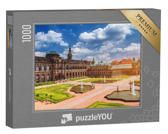 Puzzel 1000 stukjes „Dresden Zwinger, Kunstgalerie Dresden, Saksen“