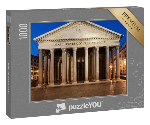 Puzzle „Pantheon bei Nacht, Rom“