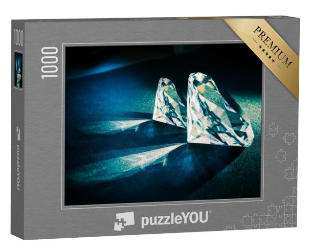 Puzzel 1000 stukjes „Twee grote diamanten“