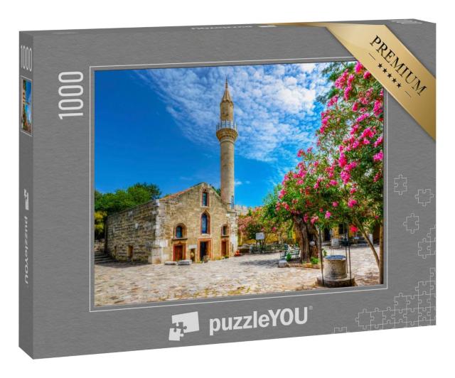 Puzzle 100 Teile „Kizilhisarli Mustafa Pasa-Moschee in Bodrum, Türkei“