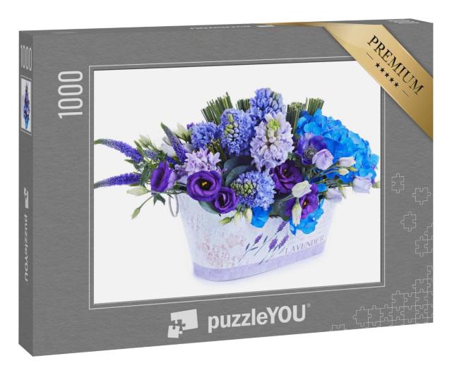 Puzzle 1000 Teile „Üppiger Blumenstrauß zur Hochzeit“