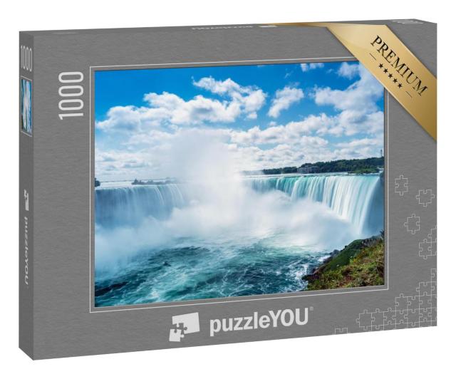 Puzzle 1000 Teile „Blick auf den Horseshoe Fall, Niagara Falls, Ontario, Kanada“