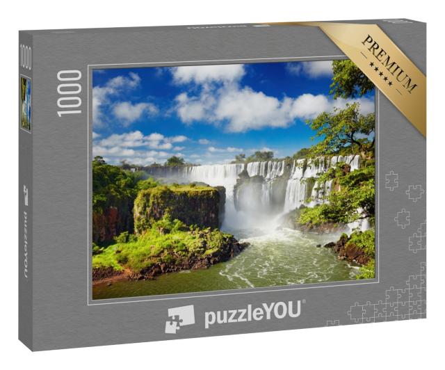 Puzzle 1000 Teile „ Iguazu-Wasserfälle an der brasilianischen und argentinischen Grenze“