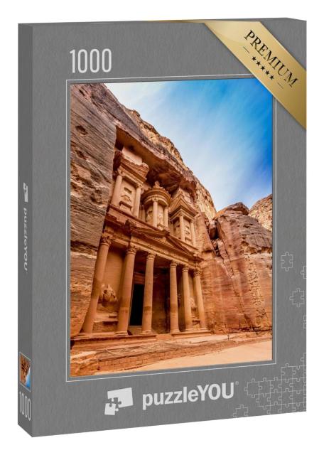 Puzzle 100 Teile „Die Schatzkammer in Jordanien, Petra“
