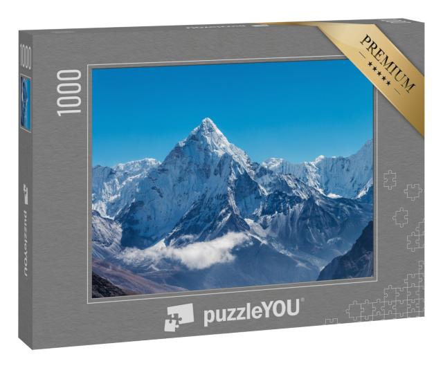 Puzzle 1000 Teile „Verschneite Berge des Himalayas“