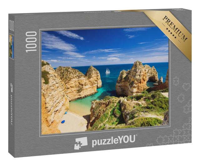 Puzzle 1000 Teile „Wunderschöne Bucht, Algarve, Portugal“