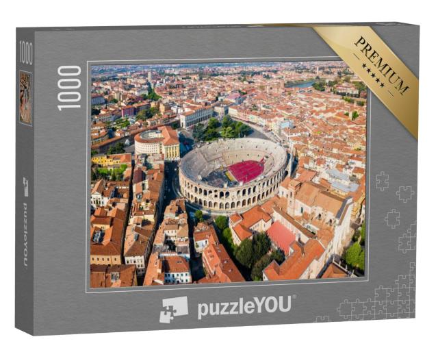 Puzzel 1000 stukjes „Romeins amfitheater op het Piazza Bra in Verona, Italië“