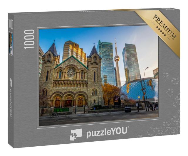 Puzzle 1000 Teile „Panoramablick auf die St. Andrew's Presbyterian Church, Toronto, Ontario, Kanada“