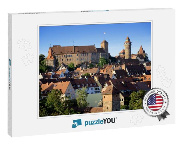Castle Kaiserburg in Nuremberg in Bavaria, Germany with O... Jigsaw Puzzle