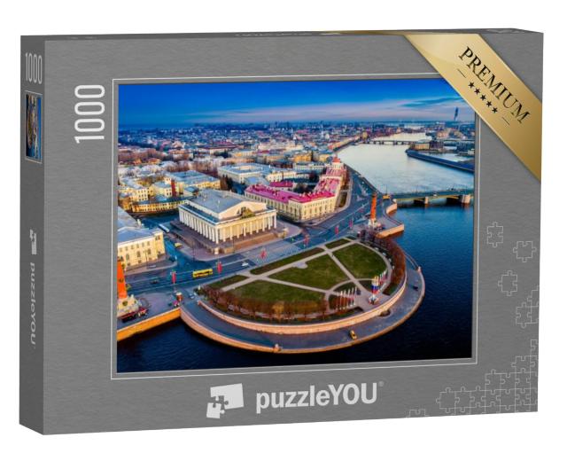 Puzzel 1000 stukjes „Spit van Vasilievsky Eiland, St. Petersburg“