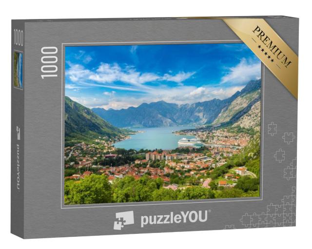 Puzzel 1000 stukjes „Kotor in de zomer, Montenegro“