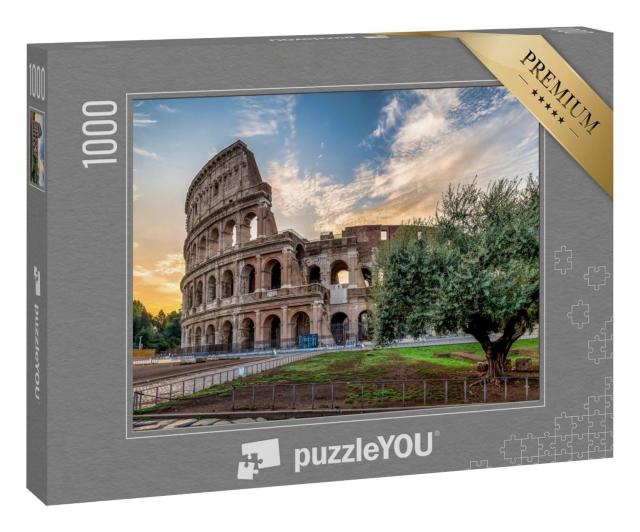 Puzzle 1000 Teile „Detail des Kolosseums in Rom, Italien“
