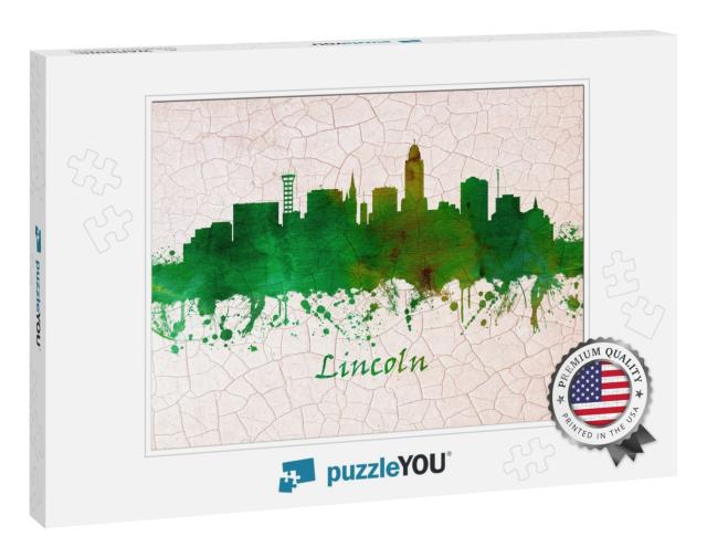 Lincoln City Nebraska Skyline... Jigsaw Puzzle