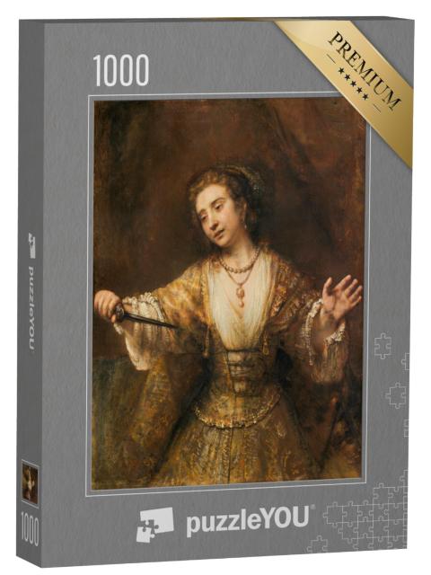 Puzzel 1000 stukjes „Rembrandt - Lucretia“