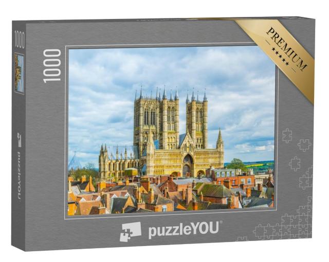 Puzzel 1000 stukjes „Kathedraal van Lincoln, Engeland“