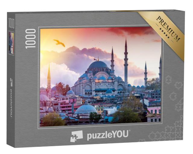 Puzzel 1000 stukjes „Istanbul, uitzicht op de Turkse hoofdstad“