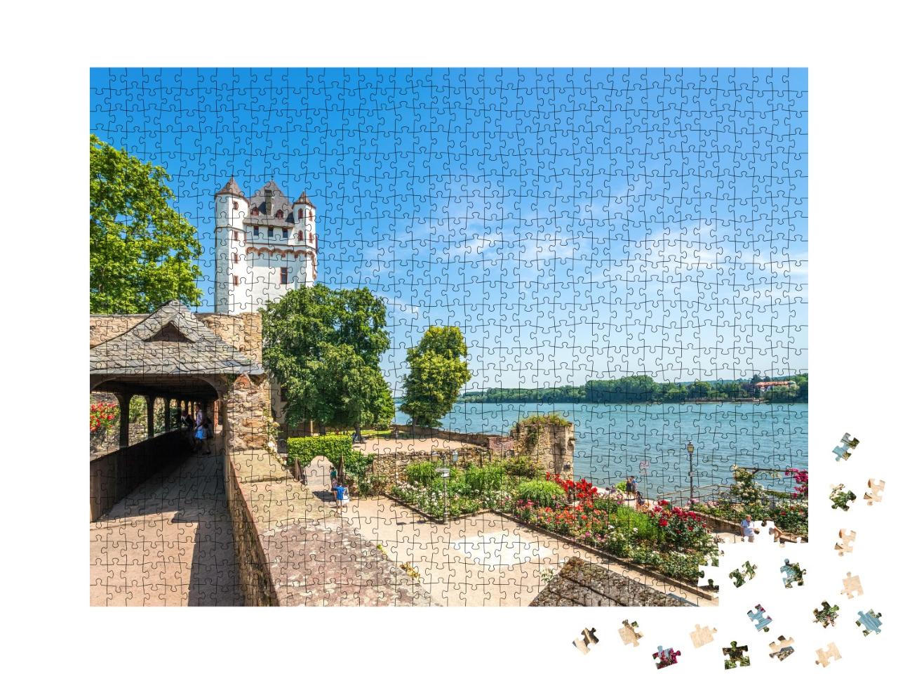 Puzzle 1000 Teile „Burg Eltville am Rhein, Deutschland“