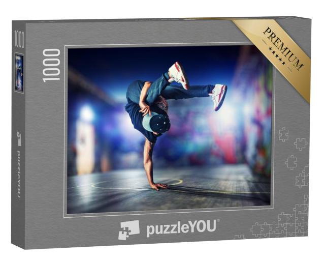 Puzzel 1000 stukjes „Acrobatisch breakdancen“