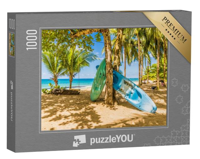 Puzzel 1000 stukjes „Strand van Punta Uva, Costa Rica“