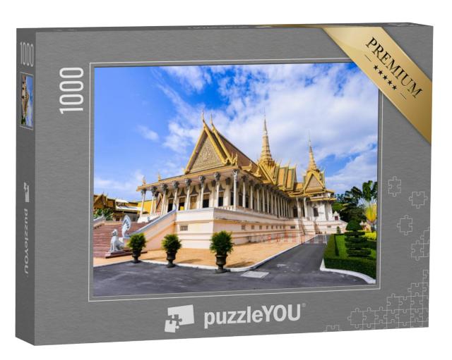 Puzzel 1000 stukjes „Koninklijk Paleis Chanchhaya Paviljoen in Phnom Penh, Cambodja“