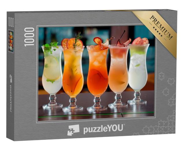 Puzzel 1000 stukjes „Cocktails en frisdranken“