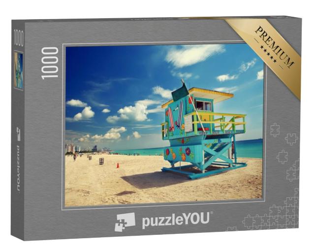 Puzzel 1000 stukjes „South Beach in Miami, Florida“