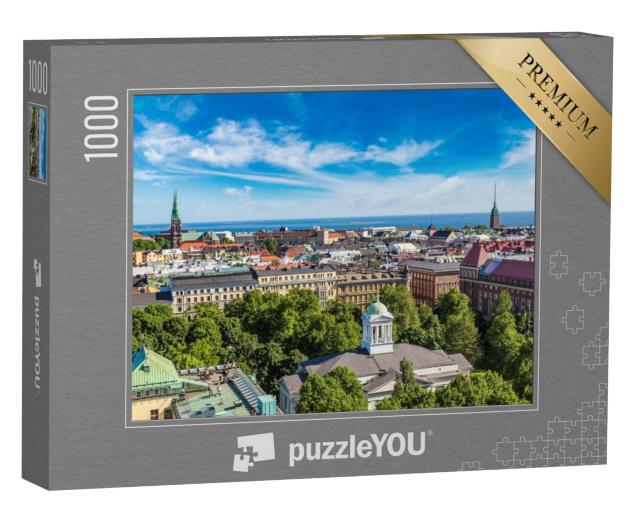 Puzzel 1000 stukjes „Helsinki in de zomer, Finland“