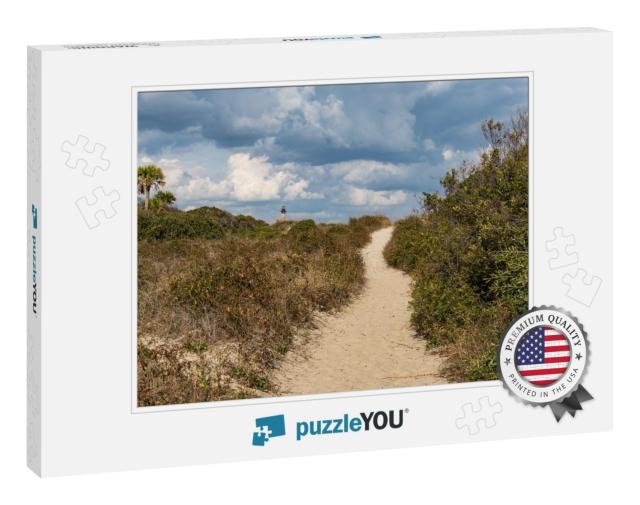 Path to the Lighthouse Folly Beach, Charleston, South Car... Jigsaw Puzzle