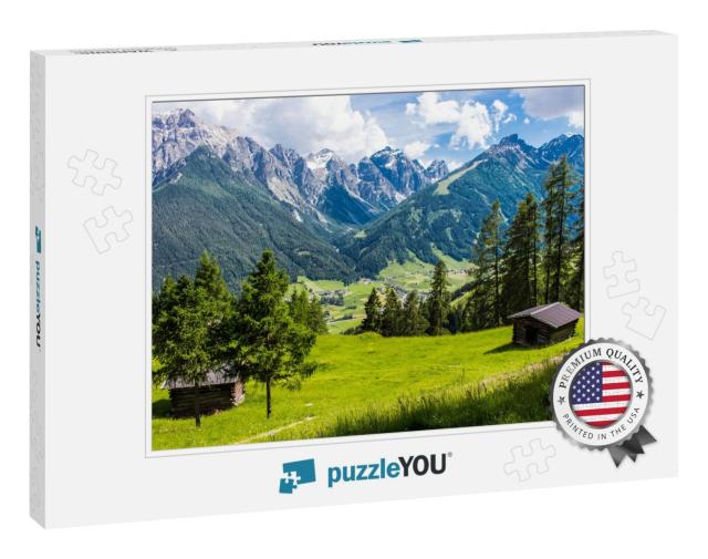 Scenic View to Stubaital, Tirol, Austria... Jigsaw Puzzle