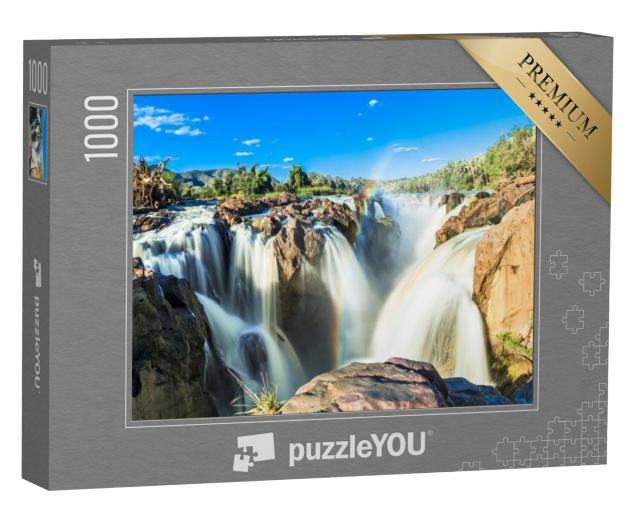 Puzzel 1000 stukjes „Foto's van de Epupa watervallen, Namibië“