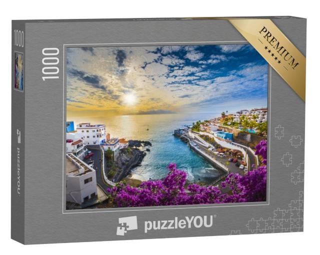 Puzzel 1000 stukjes „Zonsopgang boven de Canarische Eilanden, Tenerife, Spanje“