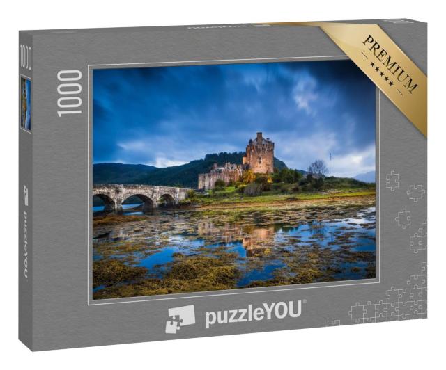 Puzzle 1000 Teile „Mystsches Eilean Donan Castle, Schottland“