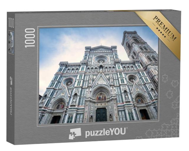 Puzzel 1000 stukjes „Kathedraal van Santa Maria del Fiore op het Piazza del Duomo in Florence“