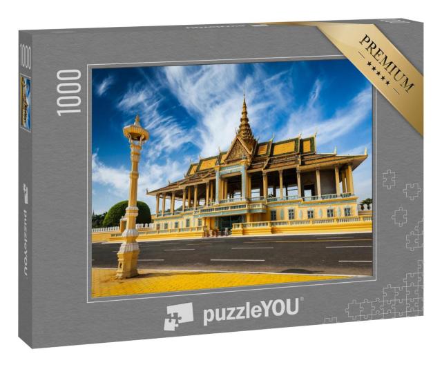 Puzzle 100 Teile „Phnom Penh: Touristenattraktion und Wahrzeichen, Königspalast, Kambodscha“