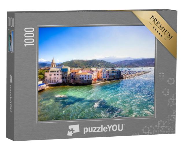 Puzzel 1000 stukjes „Het oude gedeelte van Saint-Florent op Corsica“