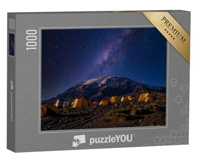 Puzzel 1000 stukjes „Melkweg boven Kilimanjaro“