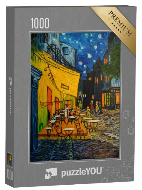 Puzzel 1000 stukjes „Café in Parijs naar Vincent Van Gogh“