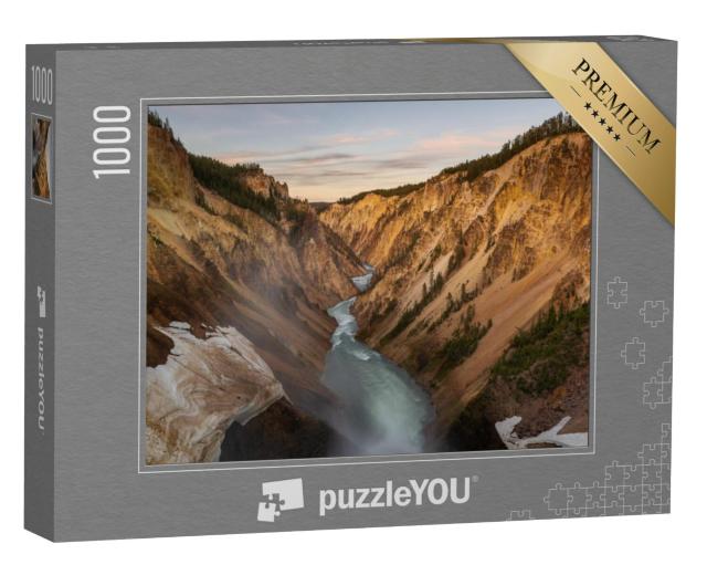 Puzzel 1000 stukjes „Grand Canyon van Yellowstone National Park, VS“