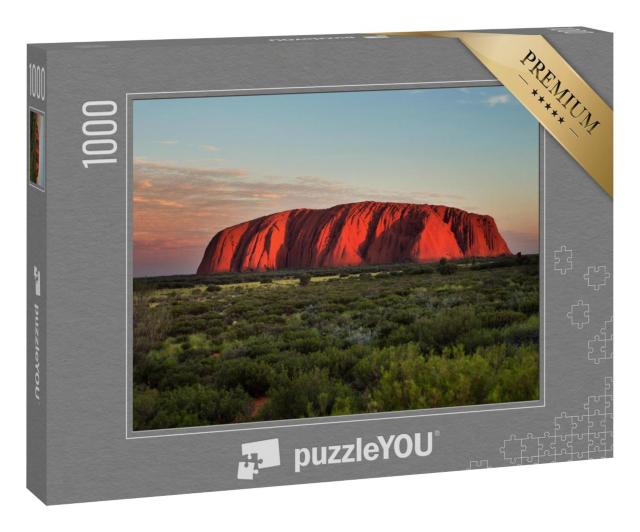 Puzzle 1000 Teile „Magisch: Ayers Rock in Australien“