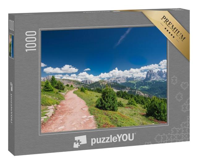 Puzzle 1000 Teile „Weg in den Dolomiten, Gröden, Italien“