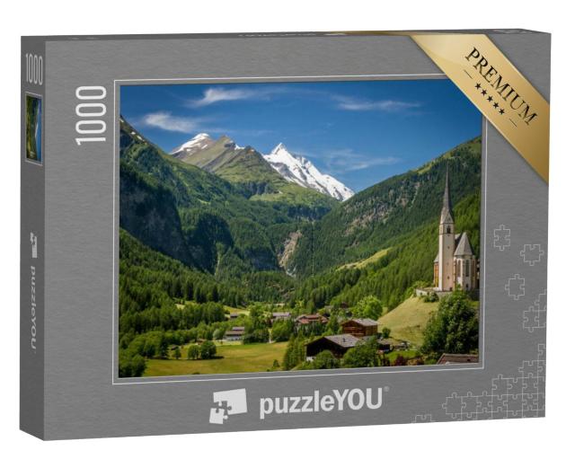 Puzzel 1000 stukjes „Stad Heiligenblut onder de Grossglockner, Oostenrijk“