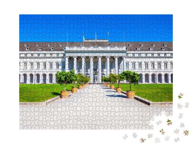 Puzzle 1000 Teile „Kurfürstliches Schloss, Residenz des letzten Erzbischofs und Kurfürsten in Koblenz“